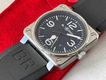 Bell & Ross - Aviation Type Military - BR03-92-S - Heren -, Nieuw