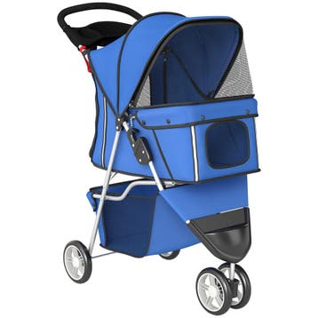 Hondenwagen Hondenbuggy Opvouwbaar Tot 10kg Met Opbergmand,, Verzenden, Nieuw