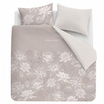 Rivièra Maison Amelia Dekbedovertrek - Taupe - Eenpersoons (, Nieuw