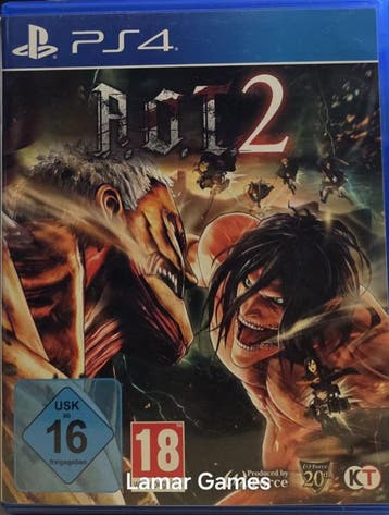 Attack on Titan 2 A.O.T. 2 import (ps4 tweedehands game), Ophalen of Verzenden, Zo goed als nieuw
