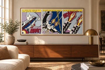 Roy Lichtenstein - AS I OPENED FIRE (Triptich) #1, #2 and #3, Antiek en Kunst