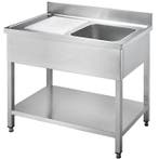 RVS Spoeltafel Bak Rechts - 1200mm breed - 700mm, Ophalen, Nieuw in verpakking