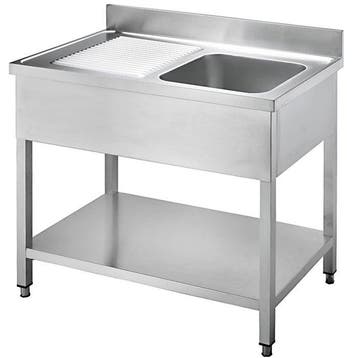 RVS Spoeltafel Bak Rechts - 1200mm breed - 700mm, Ophalen, Nieuw in verpakking