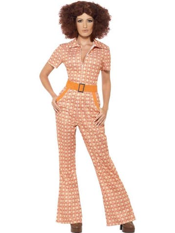 Authentieke 70s retro kostuum vrouw, Ophalen of Verzenden, Nieuw