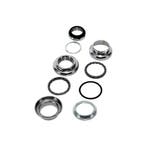 Amigo Balhoofd set fiets - staal - chroom - universeel -..., Ophalen of Verzenden, Nieuw, Stuur