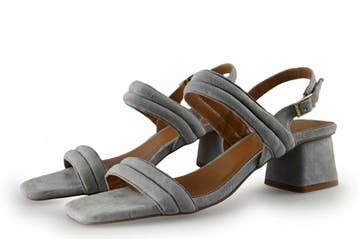 Manfield Sandalen in maat 38 Blauw, Sandalen of Muiltjes, Zo goed als nieuw, Manfield, Verzenden