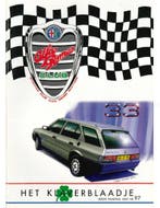 2002 ALFA ROMEO CLUB HET KLAVERBLAADJE 97 NEDERLANDS, Nieuw, Alfa Romeo, Author