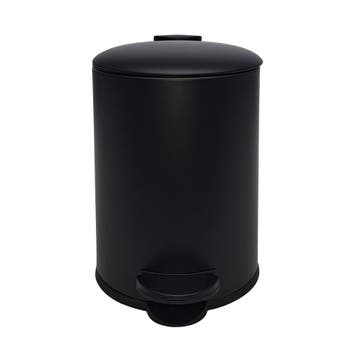 Practo Home pedaalemmer 12l - mat zwart, Verzenden, Nieuw