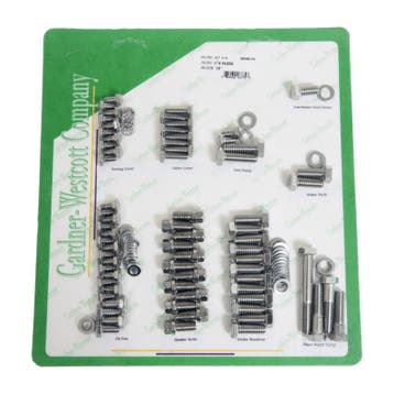 Chevy small-block motor bouten RVS  set headers, Auto-onderdelen, Ophalen of Verzenden, Nieuw