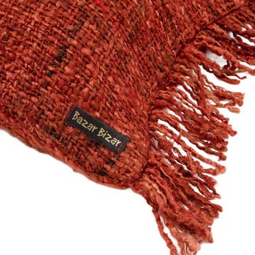 Bazar Bizar De Oh My Gee Kussenhoes - Kersenrood - 35x100 -, Huis en Inrichting, Ophalen of Verzenden, Zo goed als nieuw, Oranje
