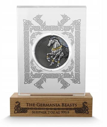 Duitsland. 5 Mark 2026 – Beasts: Sleipnir – UDHR – 2 oz