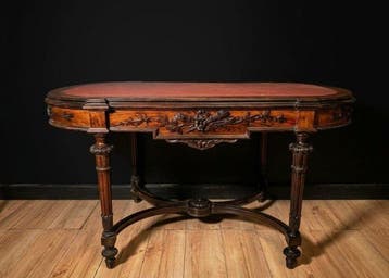 Bureau - Hout, Leder