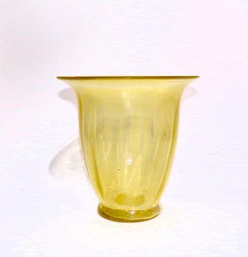 Glasfabriek Leerdam - A.D. Copier - Vaas - Sonoor - Glas