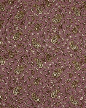Viscose Radiance Paisley Mauve, Hobby en Vrije tijd, Stoffen en Lappen, Nieuw, Overige kleuren
