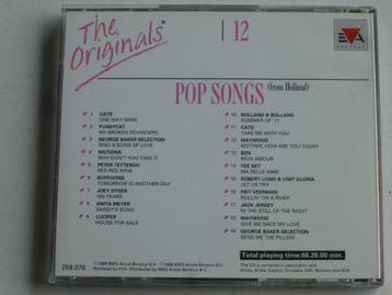 The Originals 12 - Pop Songs from Holland, Ophalen of Verzenden, Zo goed als nieuw
