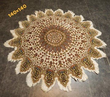 Vloerkleed - 140 cm - 140 cm, Nieuw