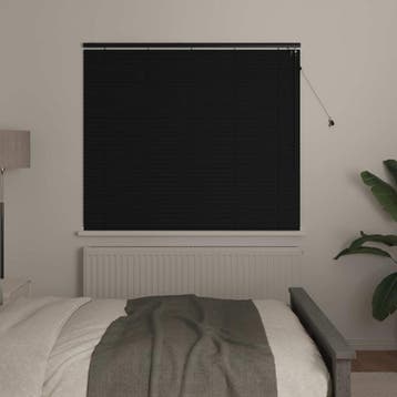 vidaXL Venetiaanse jaloezie Zwart 150 x 130 cm 35 mm, Verzenden, Nieuw, Zwart