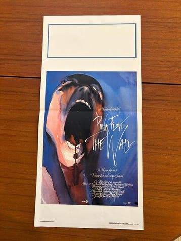 Pink Floyd - The Wall - Italian cinema release poster, Nieuw in verpakking