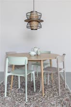 Eettafel - Pleun - 100 cm - Naturel - House of Rebels, Verzenden, Nieuw
