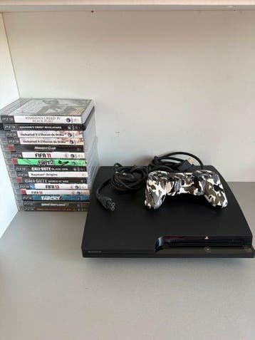 PlayStation 3 - Videogameconsole + games - Zonder originele, Spelcomputers en Games, Nieuw
