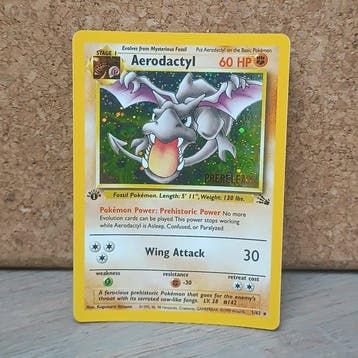 Pokémon - 1 Card - Aerodactyl first edition Prerelease First, Nieuw