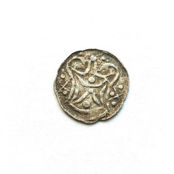 Pyu States Zilver, Zilver ( 99,50 % ) Ronde munt met