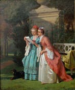Pierre Renier Hubert Knarren (Belgian, 1826 - 1869) - Love, Antiek en Kunst, Kunst | Schilderijen | Klassiek