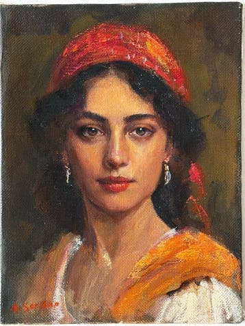 Antonio Soriano (1952) - Giovane massaia