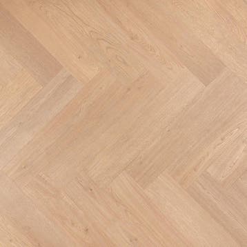 Douwes Dekker Zuiver Visgraat Amandel (Laminaat), Verzenden, 50 tot 150 cm, Nieuw, 10 m² of meer