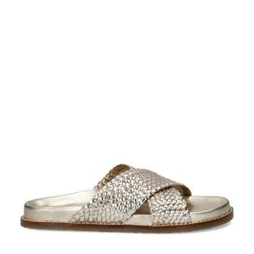 Nelson slippers voor dames in het Goud, Slippers, Overige kleuren, Verzenden, Nieuw