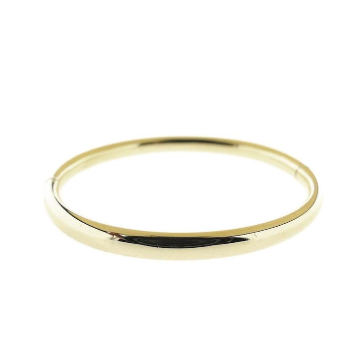 Gouden slavenarmband; Maat M/L, Sieraden, Tassen en Uiterlijk, Armbanden, Overige kleuren, Gebruikt, Goud, Ophalen of Verzenden