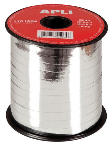 Apli Apli - sierlint - 7 mm x 250 m - zilver, Ophalen of Verzenden