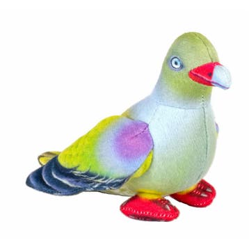 Wild Republic duif knuffel - pluche - 12 cm - vogelknuffel, Verzenden, Nieuw