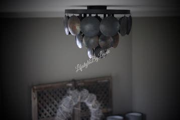 Schijfjes plafondlamp 40 cm, Ophalen of Verzenden, Nieuw