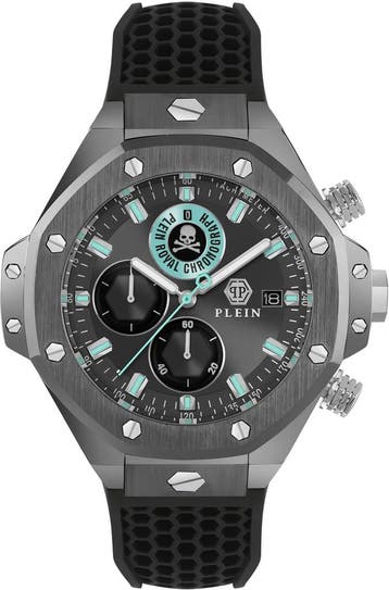 Philipp Plein PWLFA0125 Plein Chrono Royal horloge, Sieraden, Tassen en Uiterlijk, Overige merken, Staal, Verzenden, Polshorloge