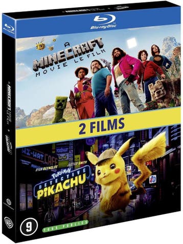 A Minecraft Movie & Pokemon Detective Pikachu (Blu-ray), Cd's en Dvd's, Verzenden, Nieuw in verpakking