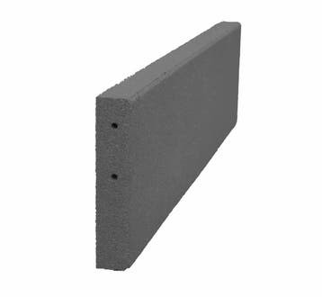 Rubber opsluitband 100x25 cm - Grijs, Verzenden, Nieuw