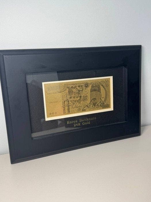 Korea. Gold Note .999 24K gold (1/100 oz) (Zonder, Postzegels en Munten, Munten | Europa | Niet-Euromunten