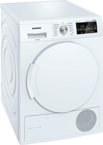 Siemens WT43W3G1 iQ500 - Warmtepompdroger - 8 kg - 65 dB -, Ophalen of Verzenden, Zo goed als nieuw, Voorlader, 85 tot 90 cm