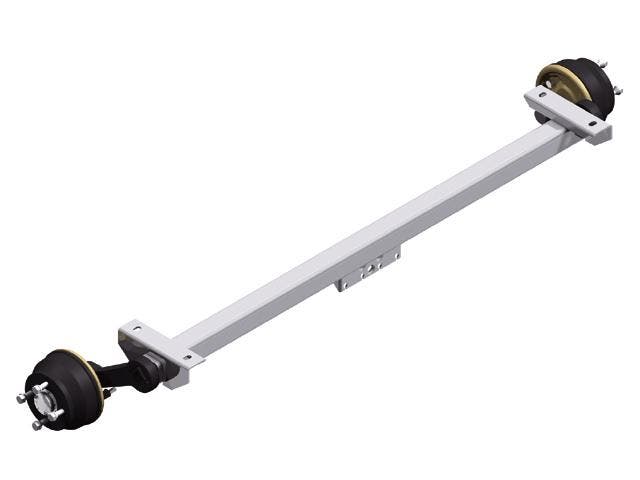 Torsie as geremd KNOTT padmaat 1000mm / flens 1450mm, Auto diversen, Aanhangwagen-onderdelen, Nieuw, Ophalen of Verzenden