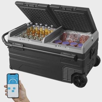 Draagbare Dubbelzone Koelkast 95L: Compressor Koelbox voor A, Verzenden, Nieuw