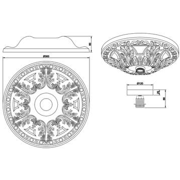 LED Plafondlamp - Plafondverlichting - Trion Lolly - E27, Huis en Inrichting, Ophalen of Verzenden, Nieuw, Overige fittingen