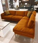 Hoekbank Alverna - hoekbanken - Oranje, Nieuw, 150 cm of meer, Stof, 200 tot 250 cm