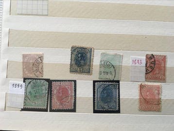 Roemenië 1893/1979 - 2 albums met Europese postzegels,, Gestempeld