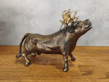 Toledo - Spies - Gegoten messing - Toledo bull skewers