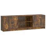 vidaXL TV-kast Gerookt eiken 150 x 31 x 47 cm Bewerkt hout, Minder dan 50 cm, Verzenden, Nieuw, Minder dan 100 cm