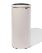 HEMA Brabantia Touch Bin Flat Top prullenbak 30L Soft Beige, Verzenden, Nieuw