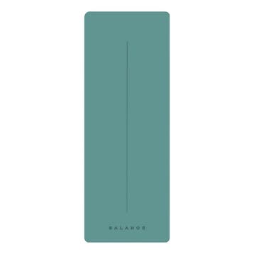 Balance Yoga Mat Mosterdgroen Duurzaam Natuurrubber Antislip, Ophalen of Verzenden, Nieuw