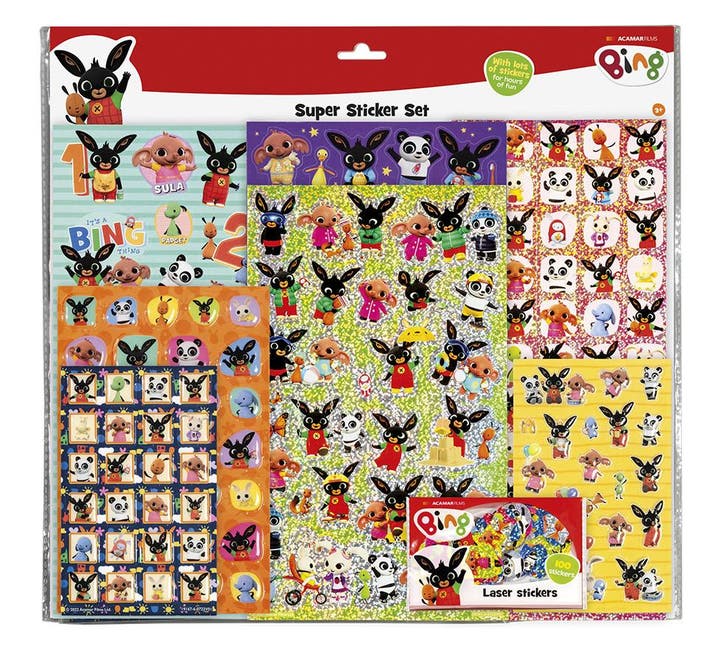 Stickerset Bing XL, Hobby en Vrije tijd, Feestartikelen, Nieuw, Ophalen of Verzenden