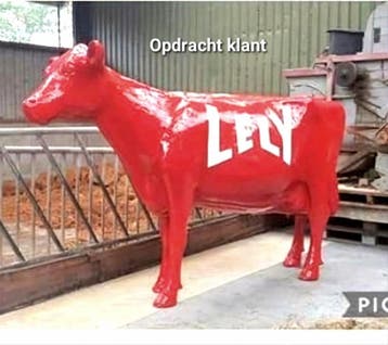 Koe Paard Varken Kalf Geit Schaap Lammetje Ezel Beelden, Ophalen, Nieuw, Kunststof, Dierenbeeld